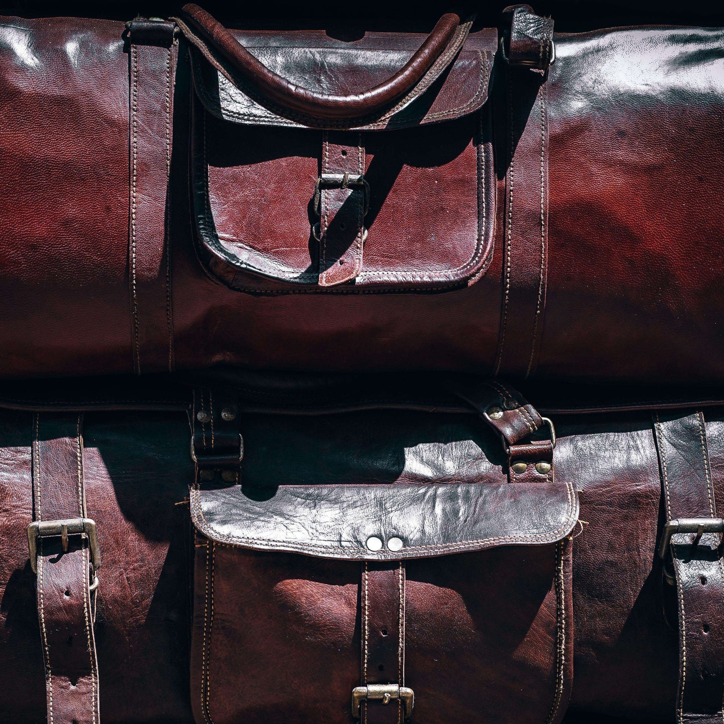 Lago Leather Duffle Bag